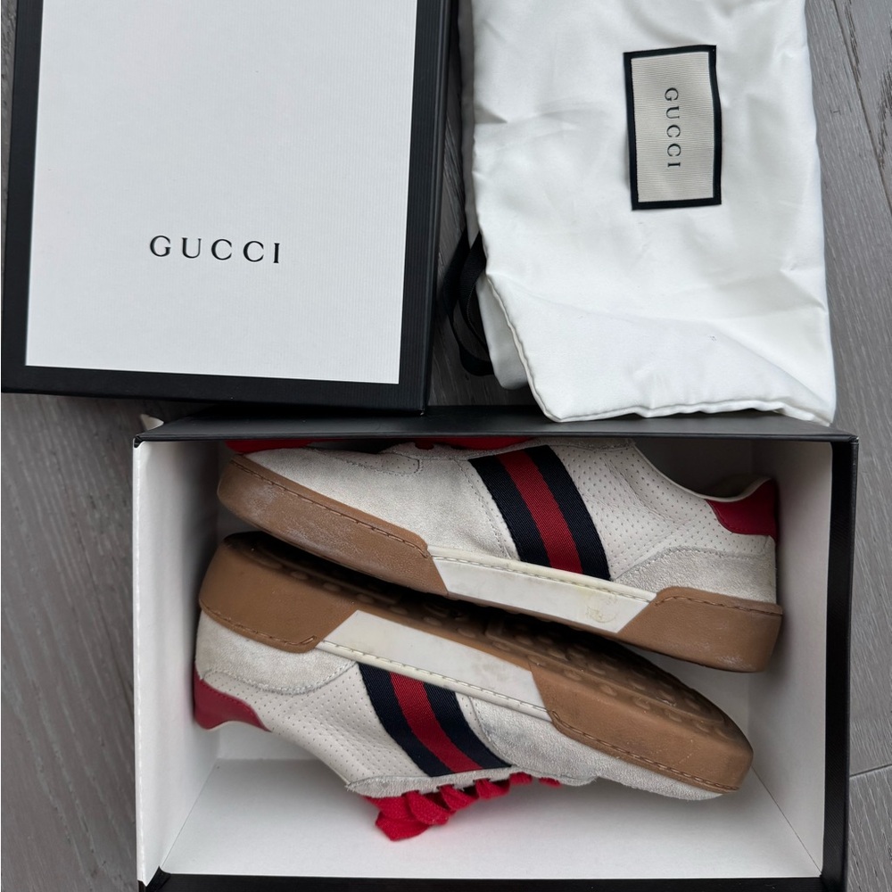 Gucci Black and White Sneakers